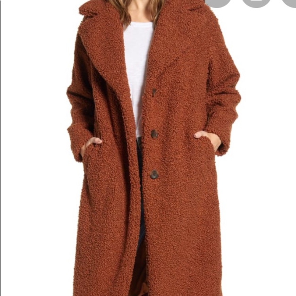 Lie and Grey “Cozy Up” teddy coat